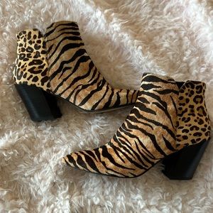 Dolce Vida Animal print booties